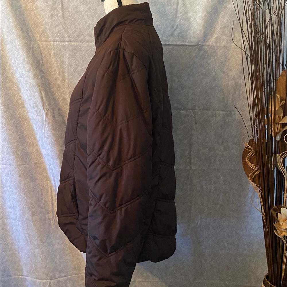 🧥Athletic Works Brown Woman’s Ski Jacket L - Picture 7 of 8